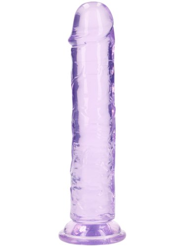 Realistické dildo s přísavkou RealRock 8", fialové