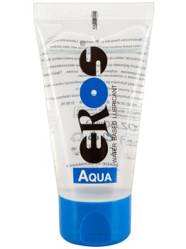 Vodní lubrikační gel EROS Aqua, 50 ml – Lubrikační gely na vodní bázi