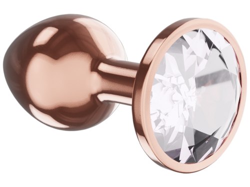 Anální kolík se šperkem Diamond Shine L, různé barvy