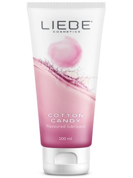 Ochucený vodní lubrikační gel Cotton Candy, 100 ml – Lubrikační gely s příchutí