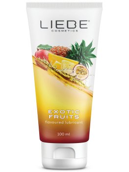 Ochucený vodní lubrikační gel Exotic Fruits, 100 ml – Lubrikační gely s příchutí