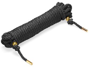 Lano na bondage Shibari Rope Black, 10 m – Bondage lana na vzrušující svazování