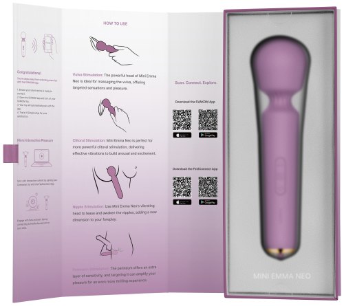 Malá interaktivní masážní hlavice Svakom Mini Emma Neo