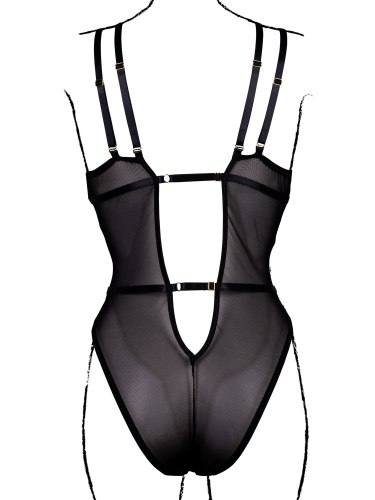 Síťované body s krajkou Le Désir Amour, one size