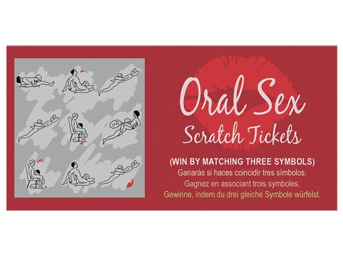 Stírací los Oral Sex, 1 ks