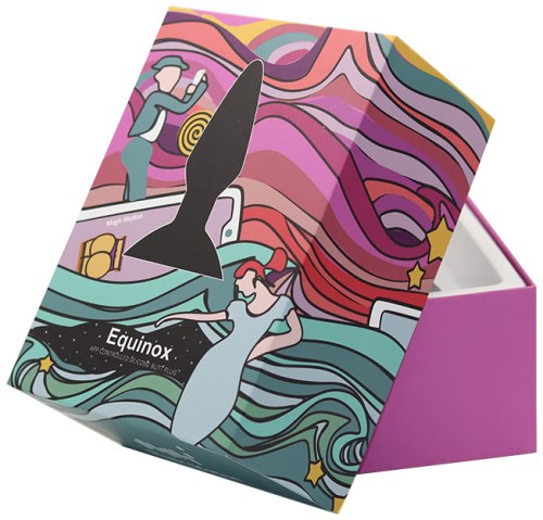 Vibrační anální kolík s přísavkou Equinox