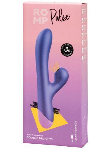 Vibrátor s pulzačním králíčkem ROMP Pulse