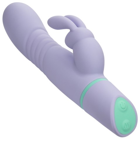 Přirážecí vibrátor s králíčkem Thrusting Bunny