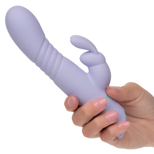 Přirážecí vibrátor s králíčkem Thrusting Bunny