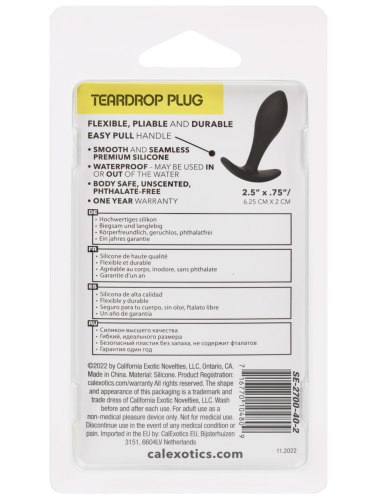 Silikonový anální kolík BOUNDLESS Teardrop