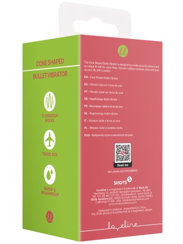 Mini vibrátor Loveline Cone