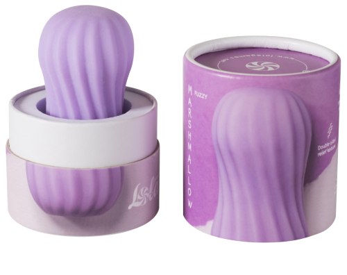Oboustranný masturbátor Marshmallow Fuzzy Lavender