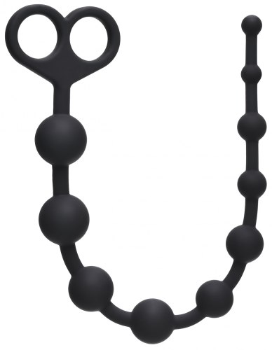 Dlouhé anální kuličky Black Edition Back Door Orgasm