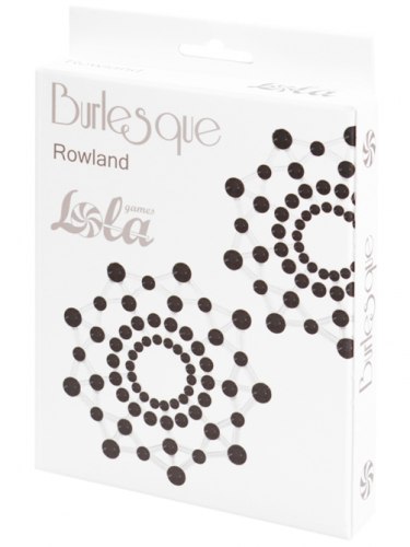 Samolepicí ozdoby na prsa Burlesque Rowland Black