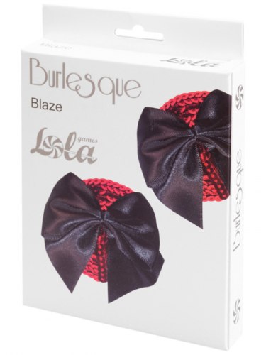 Samolepky na bradavky Burlesque Blaze Black