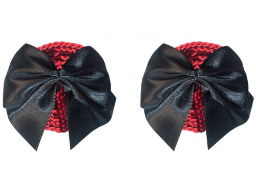 Samolepky na bradavky Burlesque Blaze Black