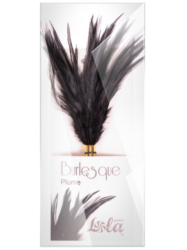 Šimrátko Burlesque Plume Black