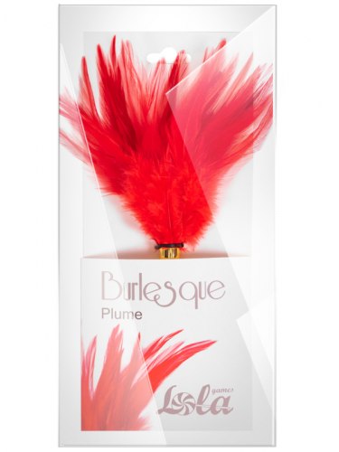 Šimrátko Burlesque Plume Red