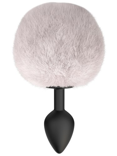 Anální kolík s králičím ocáskem Emotions Fluffy White