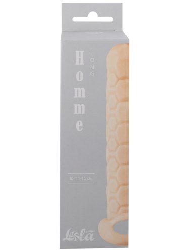 Prodlužovací návlek na penis Homme Long Flesh, pro 11 – 15 cm