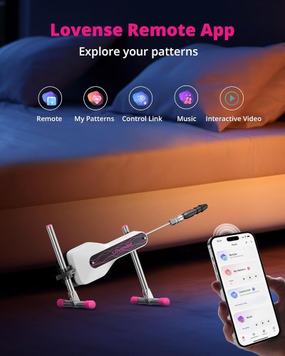 Interaktivní šukací stroj Lovense Mini Sex Machine