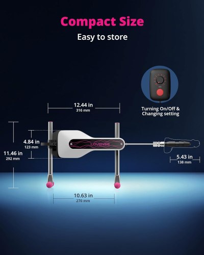 Interaktivní šukací stroj Lovense Mini Sex Machine