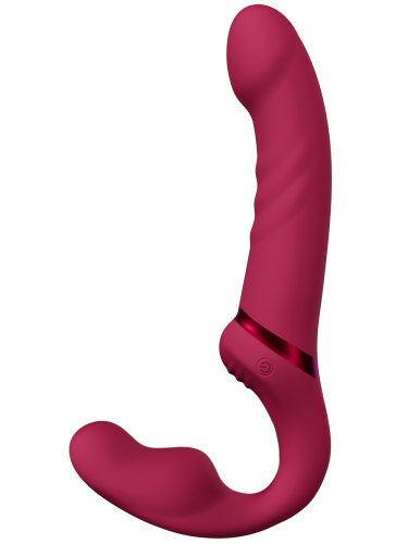 Interaktivní samodržící vibrační strapon Lapis