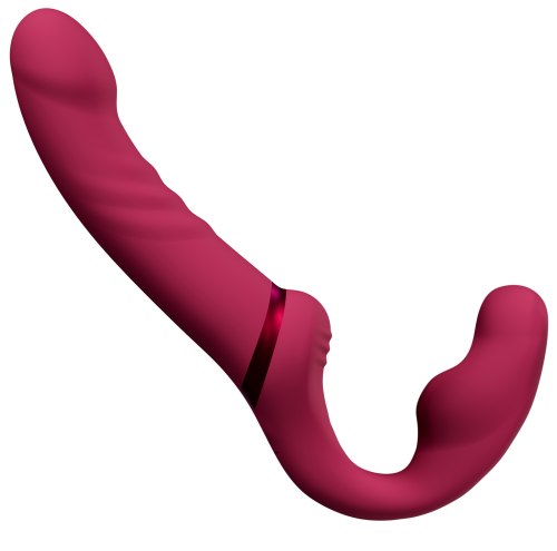 Interaktivní samodržící vibrační strapon Lapis