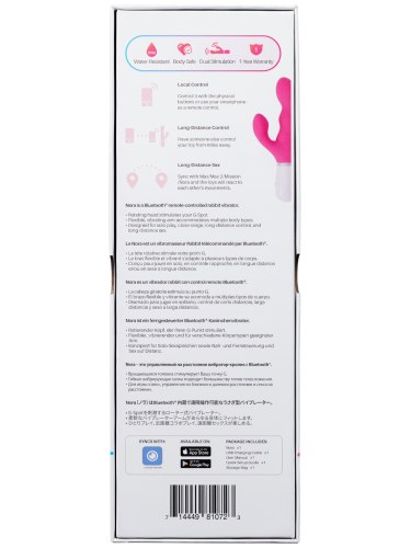 Interaktivní rotační vibrátor s králíčkem Nora