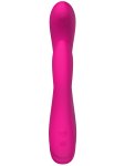 Interaktivní hřejivý vibrátor s pulzací a králíčkem Osci 3