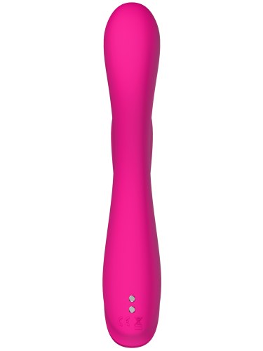 Interaktivní hřejivý vibrátor s pulzací a králíčkem Osci 3