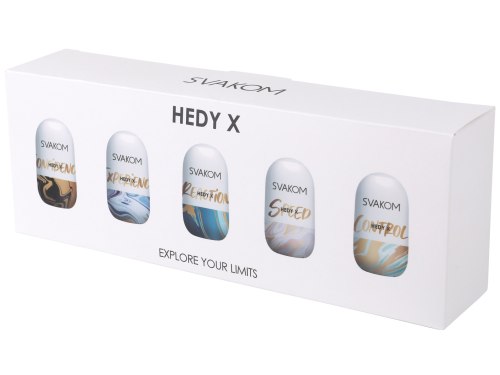 Sada oboustranných masturbačních vajíček Svakom Hedy X, 5 ks