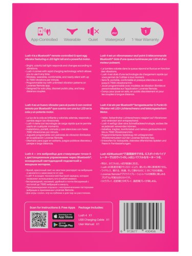 Interaktivní vibrační vajíčko Lush 4