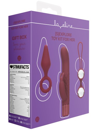 Sada erotických pomůcek pro ženu Loveline (S)explore