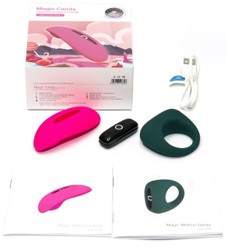 Sada erotických pomůcek Magic Candy & Dante II
