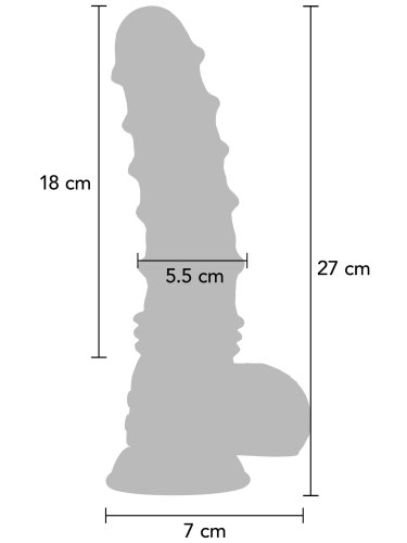 Vibrátor s přísavkou Dragon