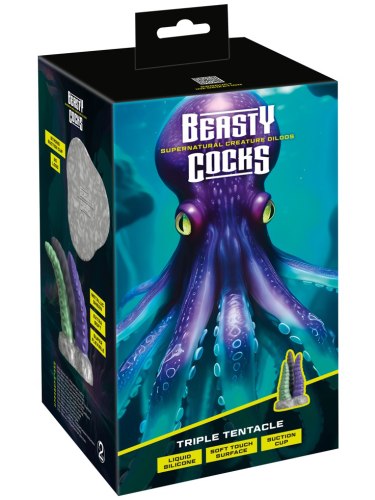 Trojité dildo s přísavkou Triple Tentacle