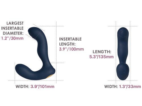 Interaktivní pulzační vibrátor na prostatu a hráz Svakom Iker Neo