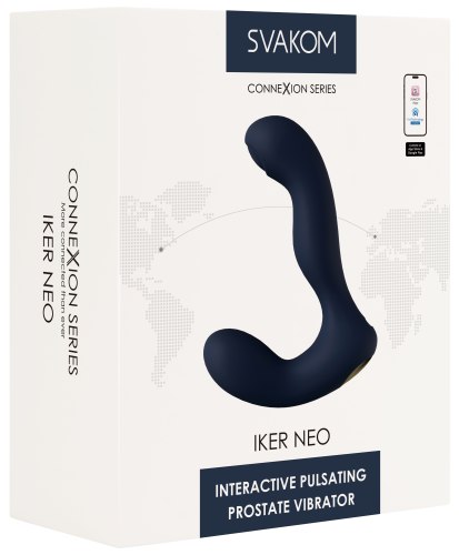 Interaktivní pulzační vibrátor na prostatu a hráz Svakom Iker Neo