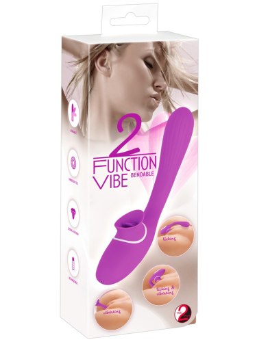 Tvarovatelný vibrátor s jazýčkem 2 Function Bendable Vibe