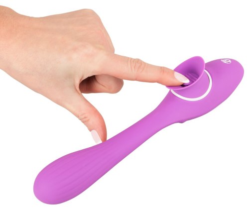 Tvarovatelný vibrátor s jazýčkem 2 Function Bendable Vibe