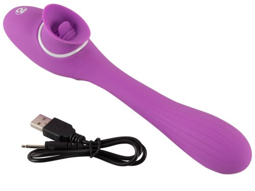 Tvarovatelný vibrátor s jazýčkem 2 Function Bendable Vibe