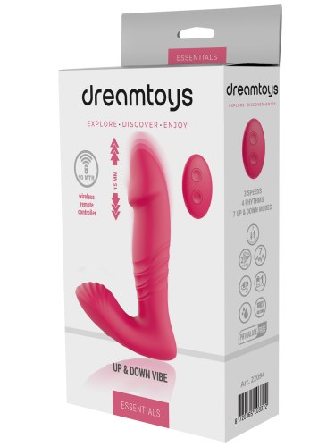 Přirážecí unisex vibrátor Essentials Up & Down