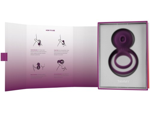 Dvojitý vibrační erekční kroužek Svakom Tammy