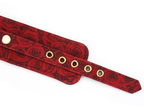 Kožená pouta na ruce Red Rosy