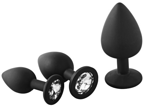 Sada análních kolíků se šperkem Fantasstic, 3 ks