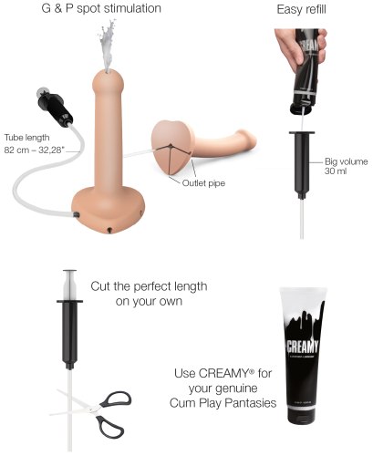 Stříkací dildo Strap-On-Me (S)