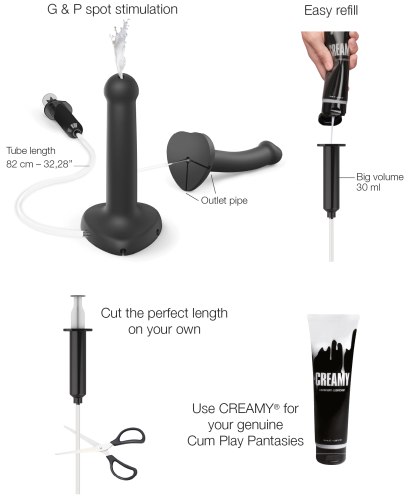 Stříkací dildo Strap-On-Me (S)