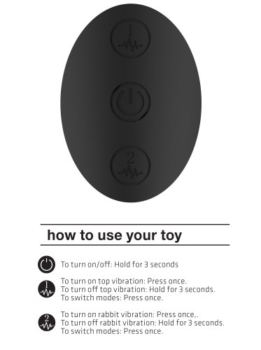 Masážní hlavice/pulzační vibrátor Enora