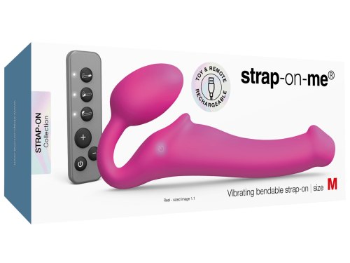 Tvarovatelný samodržící vibrační strapon Strap-On-Me (M)